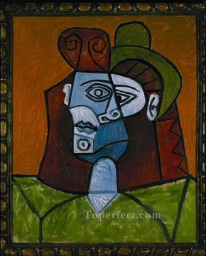 緑の帽子をかぶった女性 1939年 パブロ・ピカソ Oil Paintings